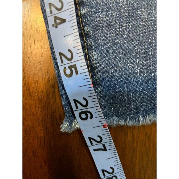 Lucky Brand Bridgette Skinny Ankle Women’s 6/28 Blue Denim Jean Raw Hem Casual - Picture 7 of 11